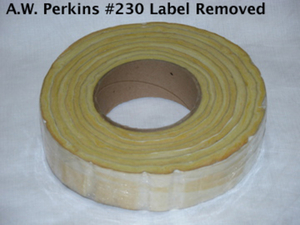 Fireplace Insert Insulation-fiberglass w/ PSA backing- 1 1/2"x10'